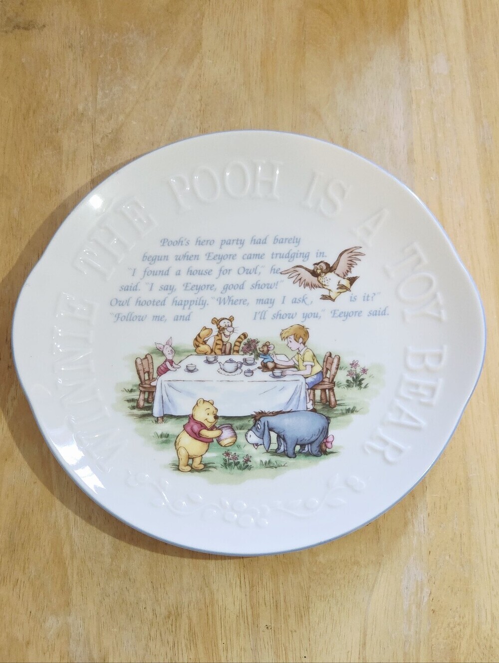 Disney Dream Collection Afternoon Tea Winnie the Pooh Collector Story Plate Tray